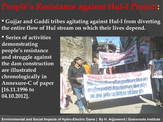 Environmental and Social Impacts of Hydro-Electric Dams in Chamba ...