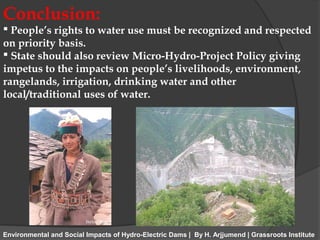 Environmental and Social Impacts of Hydro-Electric Dams in Chamba ...