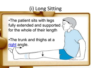 long sitting position