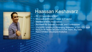 2
The Power of PowerPoint | thepopp.com
Haassan Keshavarz
- Ph. D Candidate in MJIIT
- Microsoft certification holder in I...