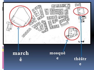 mosqué 
e théâtr 
e 
march 
é 
 