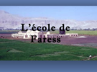 L’école de 
Faress 
 