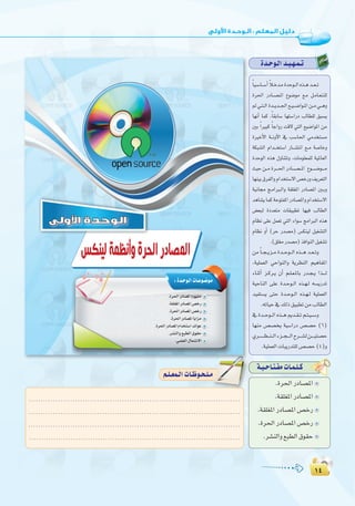 ±¥
:
±¥
Ió`Mƒ`dGó`«`¡`ª`J
kÉ«`°SÉ``°SCG kÓ`Nó`eIóMƒ``dG√ò``gó``©``J
Iô◊G QOÉ``°``ü``ŸG ´ƒ°Vƒe ™`e π`eÉ`©`à`∏d
⁄»``à``dGIó```jó```÷G™``«``°``VGƒ``ŸGø``e»```gh
É¡fCG Éªc ,kÉ≤HÉ°S É¡à°SGQO ÖdÉ£∏d ≥Ñ°ùj
ÚH kGÒÑc kÉLGhQ âb’ »àdG ™«°VGƒŸG øe
IÒNC’G á```fhB’G ‘ Ö°SÉ◊G »eóîà°ùe
áµÑ°ûdG ΩGó```îà°SG QÉ```°ûàfG ™``e á°UÉNh
IóMƒdG √òg ∫hÉæàJh ,äÉeƒ∏©ª∏d á«ŸÉ©dG
å«M ø```e Iô````◊G QOÉ``°``ü``ŸG ´ƒ`````°``Vƒ`````e
É¡æ«H¥ôØdGhΩGóîà°S’G¢üNQh∞jô©àdG
á«fÉ› è``eGÈ``dGh á≤∏¨ŸG QOÉ°üŸG Ú``Hh
ógÉ°ûjÉªcáMƒàØŸGQOÉ°üŸGhΩGóîà°S’G
¢†©Ñd IOó©àe äÉ≤«Ñ£J É¡«a ÖdÉ£dG
ΩÉ¶f ≈∏Y πª©J »àdG AGƒ°S èeGÈdG √òg
ΩÉ¶f hCG (ôM Qó°üe) ¢ùµæ«d π«¨°ûàdG
.(≥∏¨eQó°üe)òaGƒædGπ«¨°ûJ
øe kÉ``é``jõ``e Ió```Mƒ```dG √ò```g ó``©``Jh
,á«∏ª©dG »MGƒædGh ájô¶ædG º«gÉØŸG
AÉæKCG õ``cô``j ¿CG º`∏`©`ŸÉH Qó``é``j Gò`````d
á«MÉædG ≈∏Y Ió``Mƒ``dG √ò``¡``d ¬°ùjQóJ
ó«Øà°ùj ≈àM Ió``Mƒ``dG √ò``¡``d á«∏ª©dG
.¬JÉ«M‘∂dP≥«Ñ£JøeÖdÉ£dG
‘Ió```Mƒ```dG√ò```gËó``≤``Jº``à``«``°``Sh
É¡æe ¢ü°üîj á«°SGQO ¢ü°üM (6)
…ô```````¶``æ``dGAõ``é```dGìô```°ûdø````«à°üM
.á«∏ª©dGäÉÑjQóà∏d¢ü°üM(4)h
‫ا�وﻟﻰ‬ ‫اﻟﻮﺣﺪة‬
á`«`MÉ`à`ØeäÉ`ª`∏`c
.Iô◊GQOÉ°üŸG
.á≤∏¨ŸGQOÉ°üŸG
.á≤∏¨ŸGQOÉ°üŸG¢üNQ
.Iô◊GQOÉ°üŸG¢üNQ
.ô°ûædGh™Ñ£dG¥ƒ≤M
......................................................................................
......................................................................................
......................................................................................
......................................................................................
º`∏`©ª`dGäÉ`Xƒ`ë`∏`eº`∏`©ª`dGäÉ`Xƒ`ë`∏`e
 