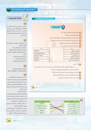 ∂±∂±
:
äÉ`æ`jô`ª`à`dGá`HÉ`LEG
7
øe ™«£à°ùJ á«æ≤J »g »HÉë°ùdG øjõîàdG
OhõeôaÒ°S≈∏Y∂JÉØ∏eßØ–¿CGÉ¡dÓN
Év«fhÎµdEG hCG Évjhój âfÎfE’G ÈY áeóÿG
…CG ‘ É¡««dEG ∫ƒ°UƒdG ™«£à°ùàd ,É¡àæeGõÃ
.¿Éµeh¿ÉeR
8
‘ á``«``HÉë°ùdG á``Ñ°Sƒ◊G äÉ``≤«Ñ£J ÉjGõ``e
:á«còdGIõ¡LC’G
.É¡©eπeÉ©àdGπ¡°ùjäÉ¡LGh-
.áØ∏àîŸGπ«¨°ûàdGáª¶fCG≈∏YÉgôaƒJ-
Iõ`¡``LC’GäÉ``≤«Ñ£Jhá```ª¶fC’É¡`à`ªFGƒ```e-
.á«còdG
.É¡JÉeóÿájQƒØdGáæeGõŸG-
.äÉØ∏ŸGácQÉ°ûeádƒ¡°S-
.äÉeƒ∏©ª∏d»WÉ«àM’Gï°ùædG-
9
:á«còdGIõ¡LC’G‘äÉ≤«Ñ£J
.BOX ,ONEDRIVE , GOOGLEDRIVE
10
:âfÎfE’ÉHºFGO∫É°üJEG¤EGáLÉ◊G •
IOÉØà°S’GóæYÉæàLÉM¤EG±hô©eƒgÉªµa
,âfÎfEG¤EGá«HÉë°ùdGáÑ°Sƒ◊GäÉeóNøe
IóFÉØdGΩó©æJób∫É°üJ’G´É£≤fGóæ©aGòd
í«àJ »àdG äÉ«›ÈdG ‘ ’EG ,É¡JÉeóN øe
.áæeGõŸGáeóN
:á«æeC’G±hÉîŸG •
ΩOÉN≈∏YäÉØ∏ŸGßØMºàj∫É◊Gá©«ÑW‘
ΩOÉÿGGòg¥GÎNGóæ©aGòd,áeóÿGOhõe
…ODƒjGògh,äÉØ∏ŸG≈∏Y¥ÎîŸGπ°üëjób
.Úeóîà°ùŸGÚH±hÉîŸG´QR¤EG
π°üJ ⁄ á«HÉë°ùdG äÉ≤«Ñ£àdG ¢†©H •
:á«∏©ØdGäÉ≤«Ñ£àdGiƒà°ùŸ
QôΩGó``îà°SGó`æ``Y∫Éã`ŸGπ«``Ñ°S≈`∏```©a
ÉjGõe »gÉ°†j’ âfÎfE’G ≈∏Y ¢Uƒ°üædG
.»ÑàµŸGÖ°SÉ◊G≈∏Y¢Uƒ°üædGQô
6
(CG)(Ü)
»HÉë°ùdGøjõîàdGJolicloud
á«HÉë°ùdGäÉ«Jƒ°üdGPhotoshop Express
ÊhÎµdE’GójÈdGAmazon Cloud
á«HÉë°ùdGäÉ≤«Ñ£àdGHotmail
á«HÉë°ùdGπ«¨°ûàdGáª¶fCGSkyDrive
∂µ∂µ
‫وﺗﻄﺒﻴﻘﺎﺗﻬﺎ‬ ‫اﻟﺴﺤﺎﺑﻴﺔ‬ ‫اﻟﺤﻮﺳﺒﺔ‬
äÉ``æ```jô``ª``J
.ÉjGõŸGôcP™e?á«HÉë°ùdGáÑ°Sƒ◊G±uôY 1
?á«HÉë°ùdGáÑ°Sƒ◊G¿ƒµàJÉ‡ 2
.êPƒ‰πµd∫ÉãeáHÉàc™e?á«HÉë°ùdGáÑ°Sƒë∏däÉeóÿGêPÉ‰ôcPG 3
?á«HÉë°ùdGáeóÿGËó≤Jå«Møeá«HÉë°ùdGáÑ°Sƒ◊G´GƒfCGOuóY 4
?á«HÉë°ùdGáÑ°Sƒ◊GäÉeóNºgC’á∏ãeCGOuóY 5
:(Ü)Oƒª©dGøe¬Ñ°SÉæjÉe(CG)Oƒª©dGπ°U 6
(CG)(Ü)
»HÉë°ùdGøjõîàdGJolicloud
á«HÉë°ùdGäÉ«Jƒ°üdGPhotoshop Express
ÊhÎµdE’GójÈdGAmazon Cloud
á«HÉë°ùdGäÉ≤«Ñ£àdGHotmail
á«HÉë°ùdGπ«¨°ûàdGáª¶fCGSkyDrive
:ÆGôØdGCÓeG 7
kÉjhójâfÎfE’GÈYáeóÿGOhõeôaÒ°S≈∏Y∂JÉØ∏eßØ–¿CGÉ¡dÓNøe™«£à°ùJá«æ≤J»g.................
.¿Éµeh¿ÉeR…CG‘É¡«dEG∫ƒ°UƒdG™«£à°ùàd,É¡àæeGõÃ kÉ«fhÎµdEGhCG
?á«còdGIõ¡LC’G‘á«HÉë°ùdGáÑ°Sƒ◊GäÉ≤«Ñ£JÉjGõe»gÉe 8
.á«còdGIõ¡LC’G‘á«HÉë°ùdGáÑ°Sƒë∏däÉ≤«Ñ£JçÓKôcPG 9
.í«°VƒàdG™e,á«HÉë°ùdGáÑ°Sƒ◊GäÉjó–ôcPG 10
 