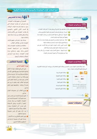 ∑≥∑≥
:
.....................................................................................
.....................................................................................
.....................................................................................
.....................................................................................
º`∏`©ª`dGäÉ`Xƒ`ë`∏`eº`∏`©ª`dGäÉ`Xƒ`ë`∏`e
:‫اﻟﺜﺎﻟﺜﺔ‬ ‫اﻟـﻮﺣـﺪة‬
Σ≤Σ≤Σ≤
1-2-3:äÉeƒ`∏`©`ŸGó``YGƒ``bÉ`jGõ``e
:`HäÉeƒ∏©ŸGóYGƒbõ«ªàJGòd,É¡æY¿ƒãëÑj»àdG™«°VGƒŸG∫ƒMº¡JÉeƒ∏©eAGôKEG‘,Úªà¡ŸGhÚãMÉÑdGäÉeƒ∏©ŸGóYGƒbóYÉ°ùJ
äÉ```eƒ``∏©ŸG ó`YGƒ``b ø``«H ¥ôa ∑Éæg πg
?äÉfÉ«ÑdGóYGƒbh
ÒµØàdGIQÉKEG
.ô°TÉÑeh…Qƒaπµ°ûHáeƒ∏©ŸG≈∏Y∫ƒ°ü◊GΩóîà°ùª∏døµÁå«M:áYô°ùdG 1
É‡ äÉeƒ∏©ŸG QOÉ°üe øe ójó©dÉH ∫É°üJ’G É¡JÉeóN »£¨J å«M : á«dƒª°ûdG 2
.QOÉ°üŸG√òg‘åëÑdGá«∏ª©Hπª°TCGÉ¡∏©éj
∂dPh kGóLIOóﬁäÉeƒ∏©e≈∏Y∫ƒ°ü◊GøeΩóîà°ùŸGøµ“å«M:ábódG 3
.á≤«bOäÉë∏£°üeΩGóîà°SÉHåëÑdGäÉ«∏ªY≥««°†Já£°SGƒH
≈∏Y ≈≤ÑJ ,âfÎfE’G áµÑ°T ≈∏Y IôaƒàŸG äÉeƒ∏©ŸG óYGƒb : …QƒØdG åjóëàdG 4
.ΩÉ¶ædG‘ô°ûeπÑbøeÉ¡«aIôaƒàŸGäÉfÉ«Ñ∏dôªà°ùeåjó–
,¿ÉeRh ¿Éµe …CG øe äÉeƒ∏©ŸG óYGƒ≤H ∫É°üJ’G ™«£à°ùJ : ádƒ¡°ùdGh áfhôŸG 5
.äÉeƒ∏©ŸG≈∏Y∫ƒ°ü◊Gπ«¡°ùàdÈcCGá°Uôa»£©j√QhóHGògh
2-2-3:äÉeƒ`∏`©`ŸGó``YGƒ``bä’É`é`e
á«fhÎµdE’G äÉfÉ«ÑdG ´GƒfCG Oó©àd ™Lôj ∂dPh áØ∏àîŸG Ωƒ∏©dG ä’É›h ¢ü°üîàdG Ö°ùëH äÉeƒ∏©ŸG óYGƒb ä’É› Oó©àJ
:É¡æeh.äÉeƒ∏©eóYGƒb¿ƒµàdÉ¡ª«¶æJøµÁ»àdG
.á«Yô°ûdGΩƒ∏©dGä’É› 1
.á«≤«Ñ£àdGΩƒ∏©dGä’É› 2
.ájô¶ædGΩƒ∏©dGä’É› 3
.á«Ñ£dGΩƒ∏©dGä’É› 4
.á«°SÉ«°ùdGΩƒ∏©dGä’É› 5
.á«YÉªàL’GΩƒ∏©dGä’É› 6
•É``°û`f
§```HGôdG≈```∏Yá```eƒ¶æŸGQGO™```bƒeIQÉ```jõHº```b
ä’É›ô```cPGh,(www.mandumah.com)
.™bƒŸG‘áeó≤ŸGäÉeƒ∏©ŸGóYGƒb
ô`«`µ`Ø`à`dGá`«`ª`æ`J
»JGòdG º∏©àdG IQÉ¡e
º∏©àdGäGQÉ¡e∞«XƒJí«àJ»àdG»gh
¿É°ùfE’Gôjƒ£J‘º¡°ùjÉ‡á«dÉYá«∏YÉØH
ìÓ°ùH√ójhõJh,kÉ«fGóLhhkÉ«aô©ehkÉ«cƒ∏°S
ô°ü©dG äÉ«£©e ÜÉ©«à°SG øe ¬æµÁ º¡e
…òdG º∏©àdG •É‰CG øe §‰ ƒgh ,ΩOÉ≤dG
ƒg ójôj Ée º∏©àj ∞«c ÖdÉ£dG ¬«a º∏©f
º∏©ŸG Ωƒ≤j É¡≤«Ñ£àdh . ¬ª∏©àj ¿CG ¬°ùØæH
:»∏j ÉÃ
ΩÉ«≤∏d äÉYƒª› ¤EG ÜÓ£dG ™jRƒJ 1
.»∏jÉÃ
Ú©eô°üæYøYåëÑdÉHáYƒª›Ωƒ≤J
øYåëÑdÉHáYƒªéŸGOGôaCGΩƒ≤jå«ëH
QOÉ°üe õcôe øe áHƒ∏£ŸG äÉeƒ∏©ŸG
áfÉ©à°S’G øµÁh âfÎfE’G hCG º∏©àdG
Oóëjh äÉeƒ∏©ª∏d ôNBG Qó°üe …CÉH
.º¡dÉªYCGº«∏°ùàd kÉæ«©e kÉàbhÜÓ£∏d
áYƒª› ¢ù«FQ πc Ωƒ≤j ∂dP ó©H
.º¡dÉªYCGº«∏°ùàH
.∫ÉªYC’Gá°SGQOh´ÓW’ÉHº∏©ŸGΩƒ≤j 2
¢VGô©à°SÉH áYƒª› πc Ωƒ≤J Égó©H
.™«ª÷Gá°ûbÉæehº¡dÉªYCG
,äÉeƒ∏©ŸG óYGƒb Ωƒ¡Øe ¤EG ∫ƒ°Uƒ∏d
»àdG äÉfÉ«ÑdG óYGƒb óMCG ¢VGô©à°SG ºàj
äÉfÉ«ÑdG óYGƒb IóMh ‘ É¡à°SGQO ≥Ñ°S
í«°VƒàdGh ,…ƒfÉãdG ÊÉãdG ∞°üdG ‘
óYGƒb π°UC’ÉH »g äÉeƒ∏©ŸG óYGƒb ¿CÉH
.É¡eGóîà°SGå«Møe∞∏àîJøµdhäÉfÉ«H
. É¡æe IóFÉØdGh
óYGƒb Ωƒ¡Øe ¢VGô©à°SG ºàj Égó©H
. ÖdÉ£dG ÜÉàc ‘ OQh Éªc äÉeƒ∏©ŸG
∂dPh äÉeƒ∏©ŸG óYGƒb ÉjGõe á°ûbÉæe
∞°ü©dG á«é«JGÎ°SG øe IOÉØà°S’ÉH
ÉjGõe êÉàæà°SGh ó«dƒàH ∂dPh »ægòdG
¢VGô©à°SG ºàj Égó©H .äÉeƒ∏©ŸG óYGƒb
. É¡YGƒfCG ±ÓàNÉH ä’ÉéŸG
¢ù`jQó`à`∏däGOÉ`°TQEG
 