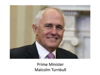 Prime Minister
Malcolm Turnbull
 