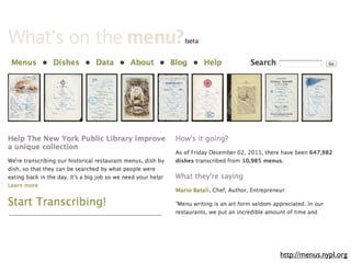 http://menus.nypl.org
 