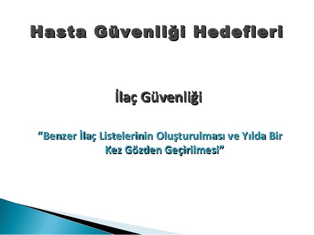 Hasta Ve Calisan Guvenligi Sozel Order