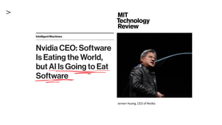 Jensen Huang, CEO of Nvidia
 