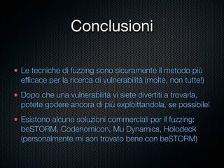 Fuzzing Techniques for Software Vulnerability Discovery