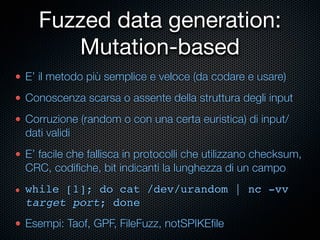Fuzzing Techniques for Software Vulnerability Discovery