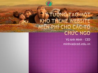 Vũ Anh Minh – CED
minhva@ced.edu.vn
 