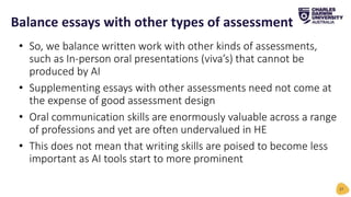 Undervalued Professions Reimagining authentic curriculum in the age of AI | PPTX