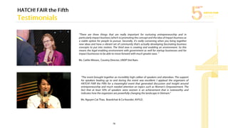 HATCH! FAIR the Fifth 2017 REPORT