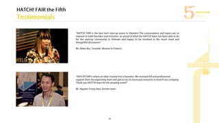 HATCH! FAIR the Fifth 2017 REPORT