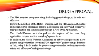 DRUG APPROVAL
 