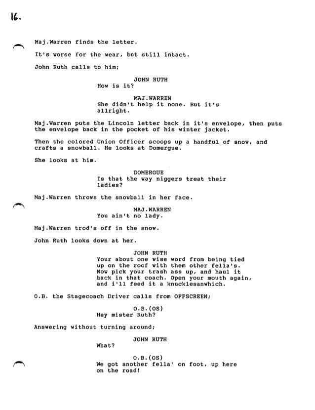 hateful eight hateful eight lincoln letter