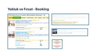 Yokluk ve Fırsat - Booking
 