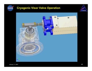 Cryogenic Visor Valve Operation




January 11, 2007                               40
 
