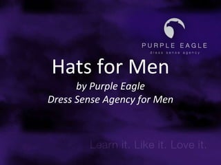 Hats for Menby Purple EagleDress Sense Agency for Men 