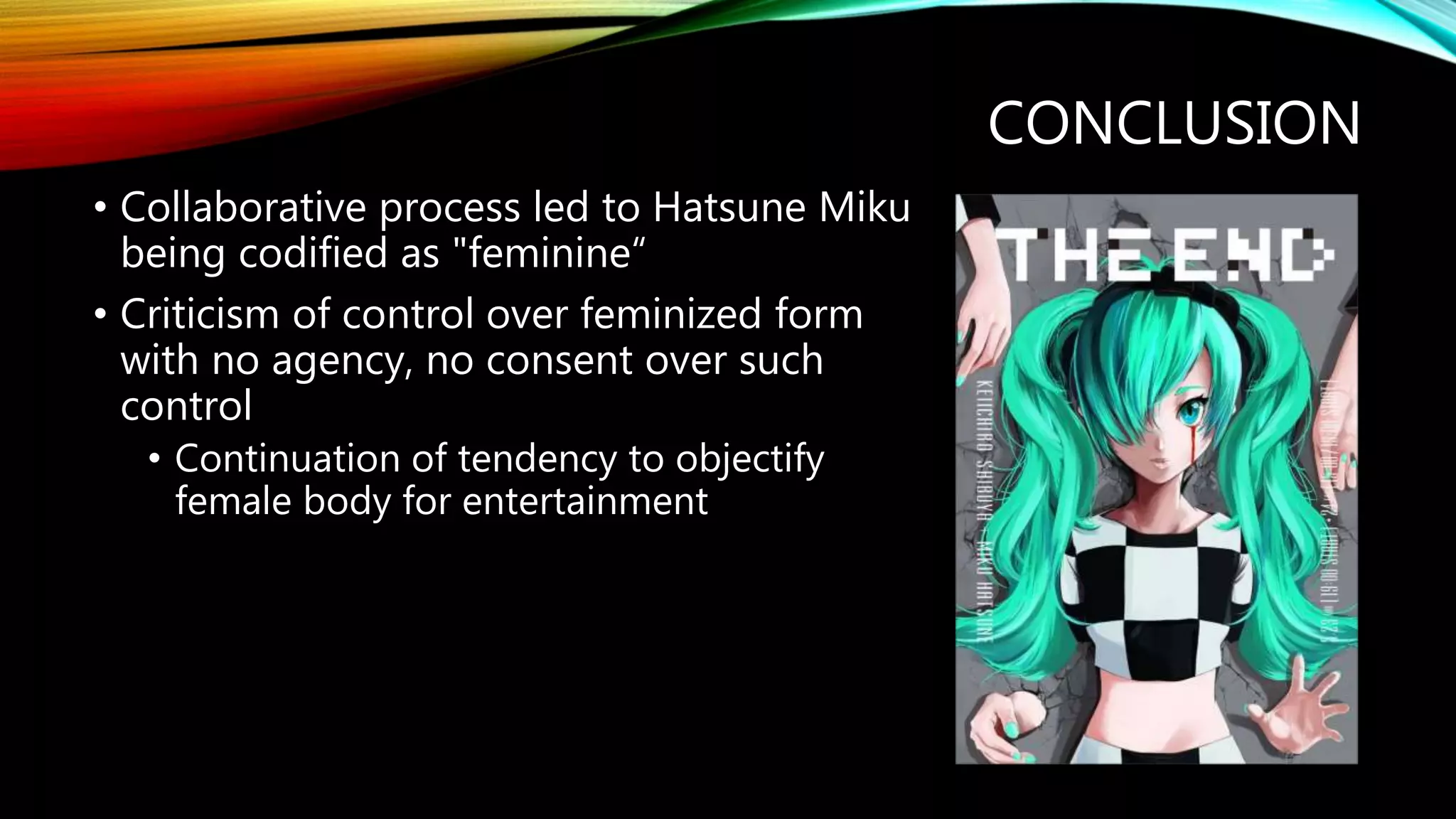Overobjectify Gendering Hatsune Miku: Networked Gender and the Co-Construction of ...