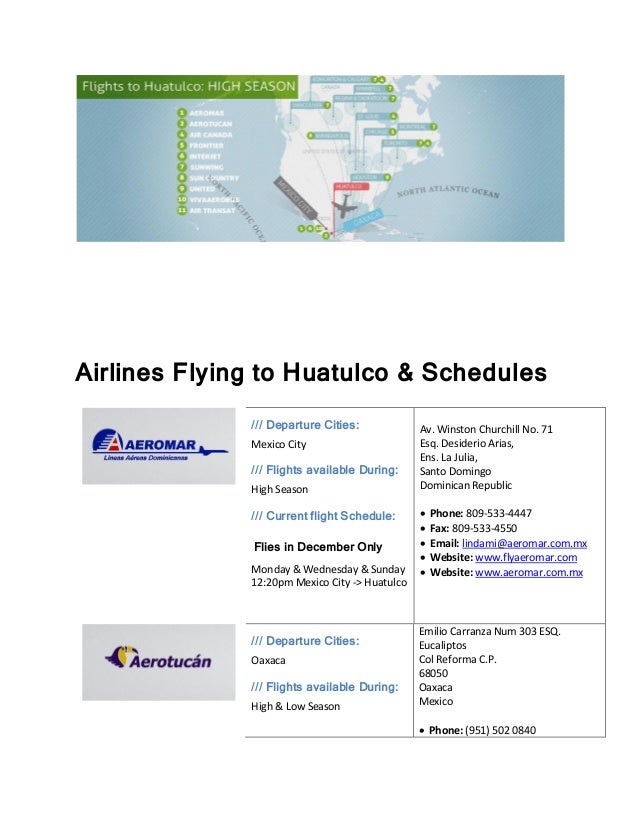 Hatulco flights A comprehensive guide to flying to Huatulco Mexico