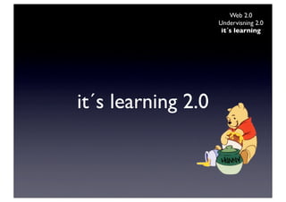 Web 2.0
                    Undervisning 2.0
                     it´s learning




it´s learning 2.0
 