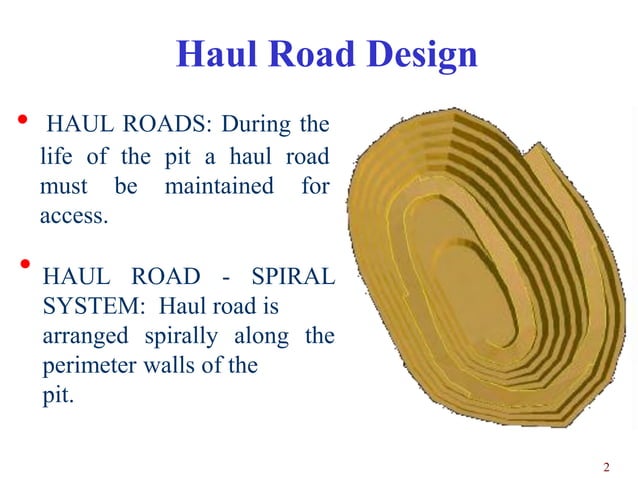 Haul Road Design