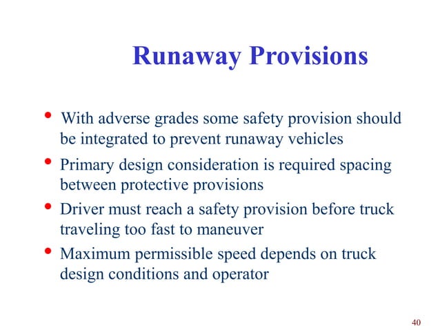 Haul Road Design