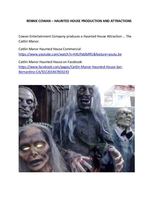 rennie cowan haunted house production and attractions rennie cowan