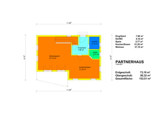 Eing/Gard
7.96 m²
DU/WC
4.16 m²
Speis
2.77 m²
8.10
5
11.65
5
8.10
5
11.65
5
Kochen/Essen
21,20 m²
Wohnbereich
37,10 m²
Eing/Gard 7,96 m²
DU/WC 4,16 m²
Speis 2,77 m²
Kochen/Essen 21,20 m²
Wohnen 37,10 m²
Erdgeschoß: 73,19 m²
Obergeschoß: 80,32 m²
Gesamtfläche: 153,51 m²
Copyright
PARTNERHAUS
 