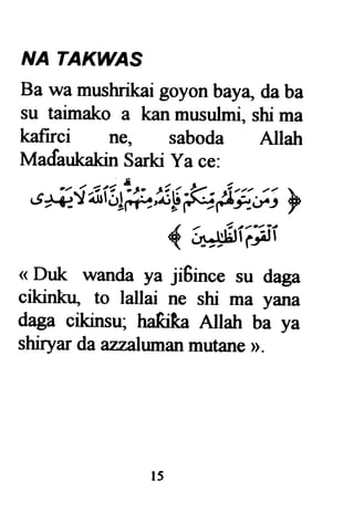 Hausa Script Hausa Islam abubuwah | PDF