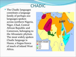 Chadic Language Table Hausa eng5 | PPT