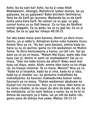 Hausa Script Hausa - Youth Christian Tract.pdf