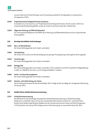 540 
îÉêëìÅÜíI=ÇáÉëÉ=ÇìêÅÜ=mêÉáëÉêÜΠÜìåÖÉå=ëçïáÉ=sÉêã~êâíìåÖ=òìë®íòäáÅÜÉê=^åòÉáÖÉåéä®íòÉ=òì=âçãéÉåëáÉêÉåK= 
Ebêíê~Öë~åë~íò=ONOMNFK== 
= 
OOOOOOOORRRRMMMMPPPP= mmmmêêêêççççààààÉÉÉÉââââíííí====aaaaóóóóåååå~~~~ããããááááëëëëÅÅÅÅÜÜÜÜÉÉÉÉ====cccc~~~~ÜÜÜÜêêêêÖÖÖÖ~~~~ëëëëííííááááååååÑÑÑÑççççêêêêãããã~~~~ííííááááççççåååå====EEEEwwwwììììëëëëÅÅÅÅÜÜÜÜììììëëëëëëëëFFFF== 
= bë=Ü~åÇÉäí=ëáÅÜ=ìã=ÇÉå=wìëÅÜìëë=òìã=mêçàÉâí=aóå~ãáëÅÜÉ=c~ÜêÖ~ëíáåÑçêã~íáçåK=eáÉêÑê=ïìêÇÉ=áå=OMNO=ÉáåÉ= 
ÉåíëéêÉÅÜÉåÇÉ=oÅâëíÉääìåÖ=ÖÉÄáäÇÉíI=ëç=Ç~ëë=ÇÉê=^åë~íò=Ñê=Ç~ë=âçããÉåÇÉ=g~Üê=ÉåíÑ~ääÉå=â~ååK= 
= 
OOOOOOOORRRRMMMMQQQQ= ^^^^ääääääääÖÖÖÖÉÉÉÉããããÉÉÉÉááááååååÉÉÉÉ====ttttÉÉÉÉêêêêÄÄÄÄììììååååÖÖÖÖ====ììììååååÇÇÇÇ====££££ÑÑÑÑÑÑÑÑÉÉÉÉååååííííääääááááÅÅÅÅÜÜÜÜââââÉÉÉÉááááííííëëëë~~~~êêêêÄÄÄÄÉÉÉÉááááíííí== 
= cê=ìåíÉêëííòÉåÇÉ=j~≈å~ÜãÉå=ÇÉë=£mks=ÇìêÅÜ=tÉêÄìåÖ=ìåÇ=£ÑÑÉåíäáÅÜâÉáíë~êÄÉáí=ïáêÇ=Éáå=ÉåíëéêÉÅÜÉåÇÉê= 
^åë~íò=ÖÉÄáäÇÉíK= = 
= 
= 
OOS= pçåëíáÖÉ=ÄÉíêáÉÄäáÅÜÉ=^ìÑïÉåÇìåÖÉå= 
= 
OOOOOOOOSSSSMMMMNNNN= ____êêêêççççJ=ììììååååÇÇÇÇ====____ÉÉÉÉííííêêêêááááÉÉÉÉÄÄÄÄëëëëââââççççëëëëííííÉÉÉÉåååå== 
= aÉê=^åë~íò=ÄäÉáÄí=ÖÉÖÉåÄÉê=ÇÉã=sçêà~Üê=ìåîÉê®åÇÉêí== 
= 
OOOOOOOOSSSSMMMMO= gggg~~~~ÜÜÜÜêêêêÉÉÉÉëëëë~~~~ÄÄÄÄëëëëÅÅÅÅÜÜÜÜääääììììëëëëëëëë== 
aÉê=^åë~íò=OMNQ=ïìêÇÉ=ìåíÉê=_ÉêÅâëáÅÜíáÖìåÖ=ÉáåÉê=ÖÉêáåÖÉå=mêÉáëëíÉáÖÉêìåÖ=~å=Ç~ë=bêÖÉÄåáë=OMNO=~åÖÉé~ëëíK== 
= 
OOOOOOOOSSSSMMMMQ= ssssÉÉÉÉêêêêëëëëááááÅÅÅÅÜÜÜÜÉÉÉÉêêêêììììååååÖÖÖÖÉÉÉÉåååå== 
= aÉê=^åë~íò=ÄäÉáÄí=ÖÉÖÉåÄÉê=ÇÉã=sçêà~Üê=ìåîÉê®åÇÉêíK= 
= 
OOOOOOOOSSSSMMMMR= ____ÉÉÉÉááááííííêêêê®ÖÖÖÖÉÉÉÉLLLLffffeeeehhhh== 
aÉê=^åë~íò=ÄäÉáÄí=ÖÉÖÉåÄÉê=ÇÉã=sçêà~Üê=ìåîÉê®åÇÉêíK=eáÉêáå=ÉåíÜ~äíÉå=áëí=~Ä=OMNQ=Éáå=à®ÜêäáÅÜÉê=jáíÖäáÉÇëÄÉáíê~Ö= 
áå=eΠÜÉ=îçå=NUMIMM=Ñê=ÇÉå=sÉêÉáå=łïáê=Ñê=_ÉêÖáëÅÜ=dä~ÇÄ~ÅÜ,=ÉåíÜ~äíÉåK== 
= 
OOOOOOOOSSSSMMMMS= ooooÉÉÉÉÅÅÅÅÜÜÜÜííííëëëëJ=ììììååååÇÇÇÇ====ppppííííÉÉÉÉììììÉÉÉÉêêêêÄÄÄÄÉÉÉÉêêêê~~~~ííííììììååååÖÖÖÖëëëëââââççççëëëëííííÉÉÉÉåååå== 
= aÉê=^åë~íò=ÄäÉáÄí=ÖÉÖÉåÄÉê=ÇÉã=sçêà~Üê=ìåîÉê®åÇÉêíK= 
= 
OOOOOOOOSSSSMMMMT= aaaaççççãããã®ååååÉÉÉÉJ=ììììååååÇÇÇÇ====bbbbJjjjj~~~~ááááääääJeeeeççççëëëëííííááááååååÖÖÖÖ====ììììååååÇÇÇÇ====JppppÅÅÅÅÜÜÜÜììììííííòòòò= 
= aáÉ=bêãáííäìåÖ=ÇÉë=^åë~íòÉë=Ñê=Ç~ë=táêíëÅÜ~Ñíëà~Üê=OMNQ==ÉêÑçäÖí=~ìÑ=ÇÉê=dêìåÇä~ÖÉ=ÇÉê=îçêäáÉÖÉåÇÉå=^ÄêÉÅÜåìåÖ= 
Ñê=Ç~ë=g~Üê=OMNOK== 
= 
= 
OOT= pÅÜ(äÉêqáÅâÉíI=pÅÜ(äÉêÑ~ÜêâçëíÉåÉêëí~ííìåÖ= 
= 
OOOOOOOOTTTTMMMMNNNN= ppppÅÅÅÅÜÜÜÜääääÉÉÉÉêêêêÑÑÑÑ~~~~ÜÜÜÜêêêêââââççççëëëëííííÉÉÉÉååååÉÉÉÉêêêêëëëëíííí~~~~ííííííííììììååååÖÖÖÖ== 
= aáÉ=ps_=äÉáëíÉí=Ñê=ÇÉå=pÅÜìäíê®ÖÉê=ÇáÉ=ÖÉëÉíòäáÅÜÉ=pÅÜäÉêÑ~ÜêâçëíÉåÉêëí~ííìåÖ=~å=ÑêÉáÑ~ÜêíÄÉêÉÅÜíáÖíÉ= 
pÅÜäÉêáååÉå=ìåÇ=pÅÜäÉêK=aáÉëÉ=ïáêÇ=~ìë=ÇÉå=ÉåíëíÉÜÉåÇÉå=§ÄÉêëÅÜëëÉå=òïáëÅÜÉå=báåJ=ìåÇ=sÉêâ~ìÑ=ÄÉáã= 
pÅÜäÉêqáÅâÉíJpçäáÇ~êãçÇÉää=_ÉêÖáëÅÜ=dä~ÇÄ~ÅÜ=ÄÉá=ÇÉå=sÉêâÉÜêëìåíÉêåÉÜãÉå=tìéëá=ìåÇ=osh=Ebêíê~Öë~åë~íò= 
ONNMNF=ÄÉëíêáííÉåK=aÉê=^åë~íò=OMNQ=ÉêÑçäÖí=~ìÑ=ÉáåÉê=eçÅÜêÉÅÜåìåÖ=ÇÉê=òì=Éêï~êíÉåÇÉå=hçëíÉå=Ñê=OMNPK= 
 