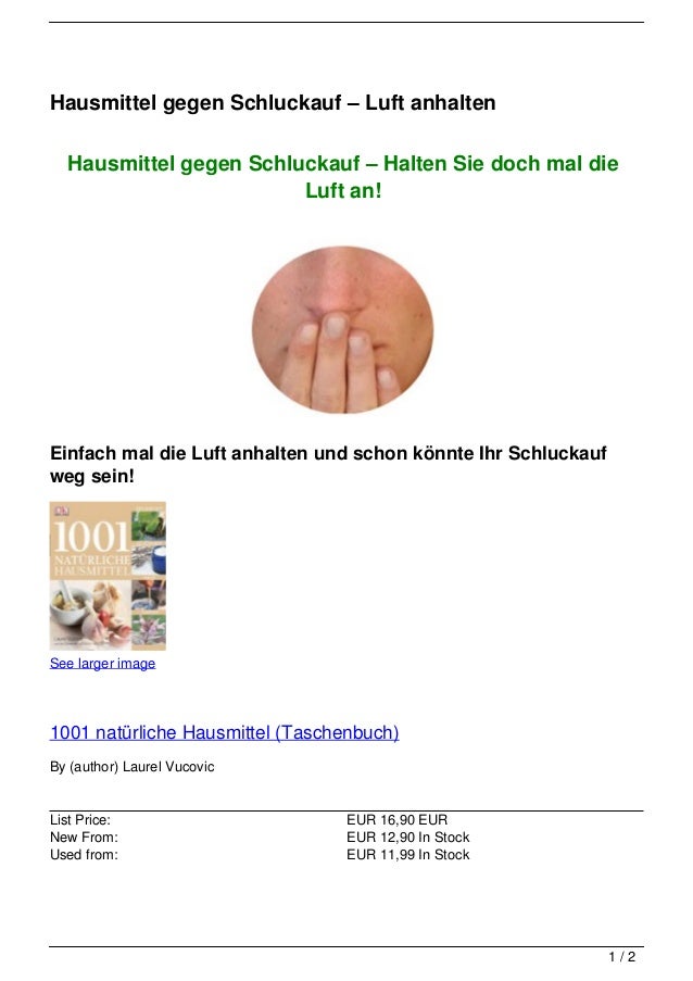 hausmittel gegen schluckauf luft anhalten hausmittel gegen schluckauf luft anhalten