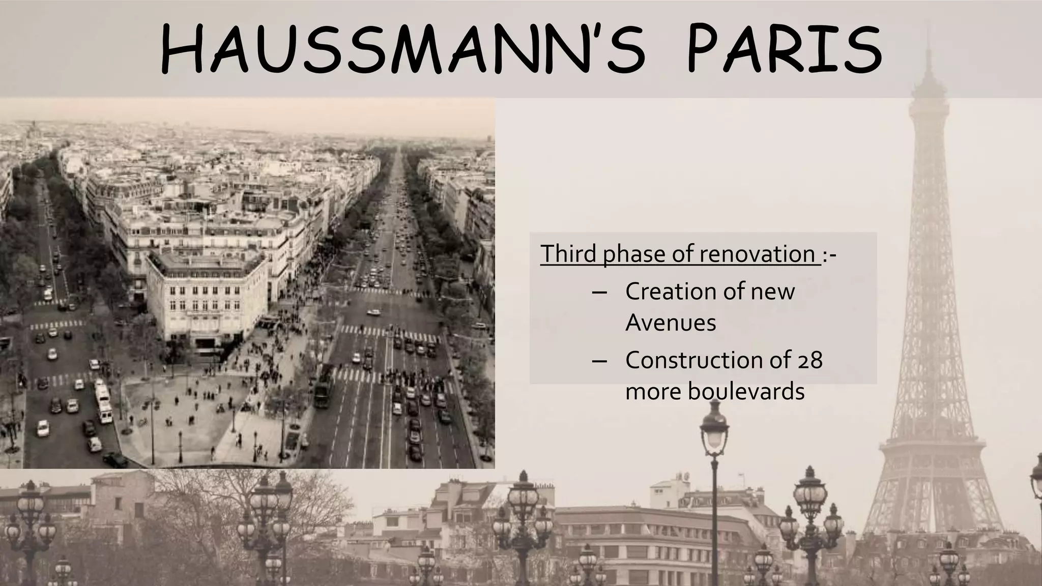 Haussmann paris | PPTX