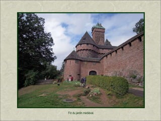 Fin du jardin médiéval.
 