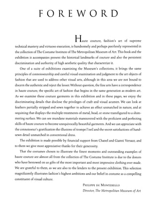 Haute couture (Alta Costura) 