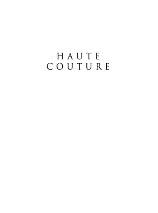 Haute couture (Alta Costura) 