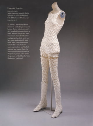 Haute couture (Alta Costura) 