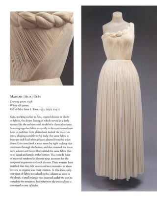 Haute couture (Alta Costura) 