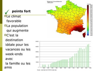 points fort
Le

climat
favorable

La

population
qui augmente

C’est

la
destination
idéale pour les
vacances ou les
week-ends
avec
la famille ou les
amis

 