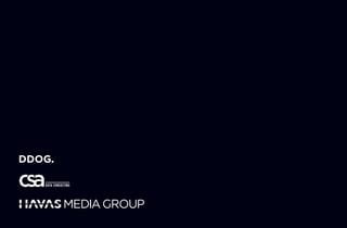 EDITO
“
RAPHAËL DE ANDREIS
Président - Directeur Général Havas Media Group France
2016,
MIEUX QUE LES DATA,
LES CONSOMMATE...