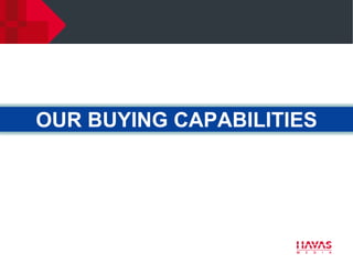 OUR BUYING CAPABILITIES
 