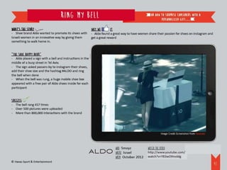 Unlock the 007 in you                                                      or how to get consumers to complete
                                                                                                      a spy mission in 70 seconds…

What’s the story                                            Why we       it
- In preparation for the launch of the latest Bond flick    - A great solution to engage with Coke Zero consumers by tapping into the excitement
and in order to showcase the partnership between            around movie’s release
Coca-Cola Zero and Skyfall 007, the brand challenged        - Effective piece of viral marketing which makes us smile and gives us an opportunity
consumers to unlock their inner 007 and win exclusive       to share the link, spreading the brand name further
tickets to see the release of the newest James Bond movie

“At last… sing the Bond tune to get exclusive tickets!”
- Commuters travelling through Antwerp Central station
in Belgium who tried to order a Coke Zero in a special
vending machine were offered the the chance to win
tickets to the special premier
- The machine sent them on a special challenge: collect
the tickets across the station in less then 70 seconds.
- As they raced to their destination, various obstacles
came up en-route such as oranges falling from a fruit
stand, an attractive girl trying to distract them, among
others
- When they reached their goal, the jubilant stars of
the video have to complete a final challenge and sing the
Bond tune before receiving their exclusive tickets

Success
- The vending-machine adventure racked up over 3.2m
views on YouTube and more than 29,000 likes, since
October 20th                                                                                                Image Credit Screenshot from Youtube
- Coke’s latest viral has strongly impacted the brand’s
Facebook community, which saw an increase of 400,000
new fans                                                                           WHO: Duval Guillaume Modem Watch the video:
                                                                                   WHERE: Belgium             http://bit.ly/TY9TIc
                                                                                   WHEN: October 2012
© Havas Sport & Entertainment
                                                                                                                                                   41
 