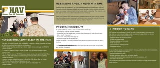Homes for All Veterans Program Brochure | PDF