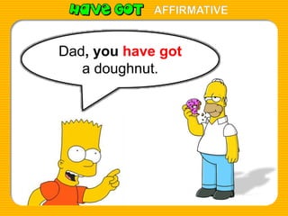 AFFIRMATIVE
Dad, you have got
a doughnut.
 