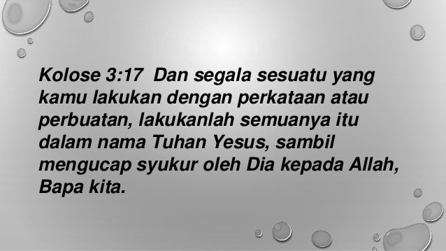 Have a Grateful Life - Miliki Hidup yang Mengucap Syukur Have a Grateful Life - Miliki Hidup yang Mengucap Syukur