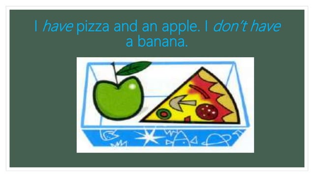 Have dont have | PPT